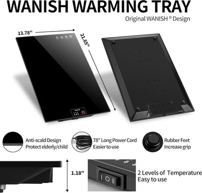 Wanish Electric Warming Tray Extra Long