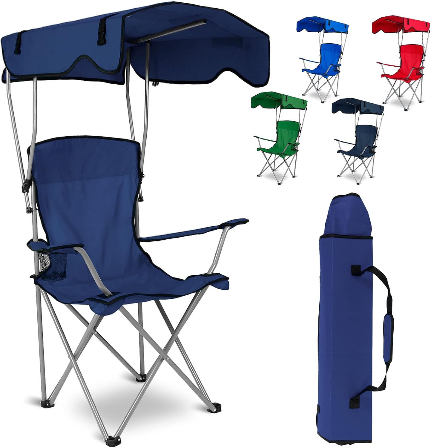 Foldable Camping Chair with Canopy