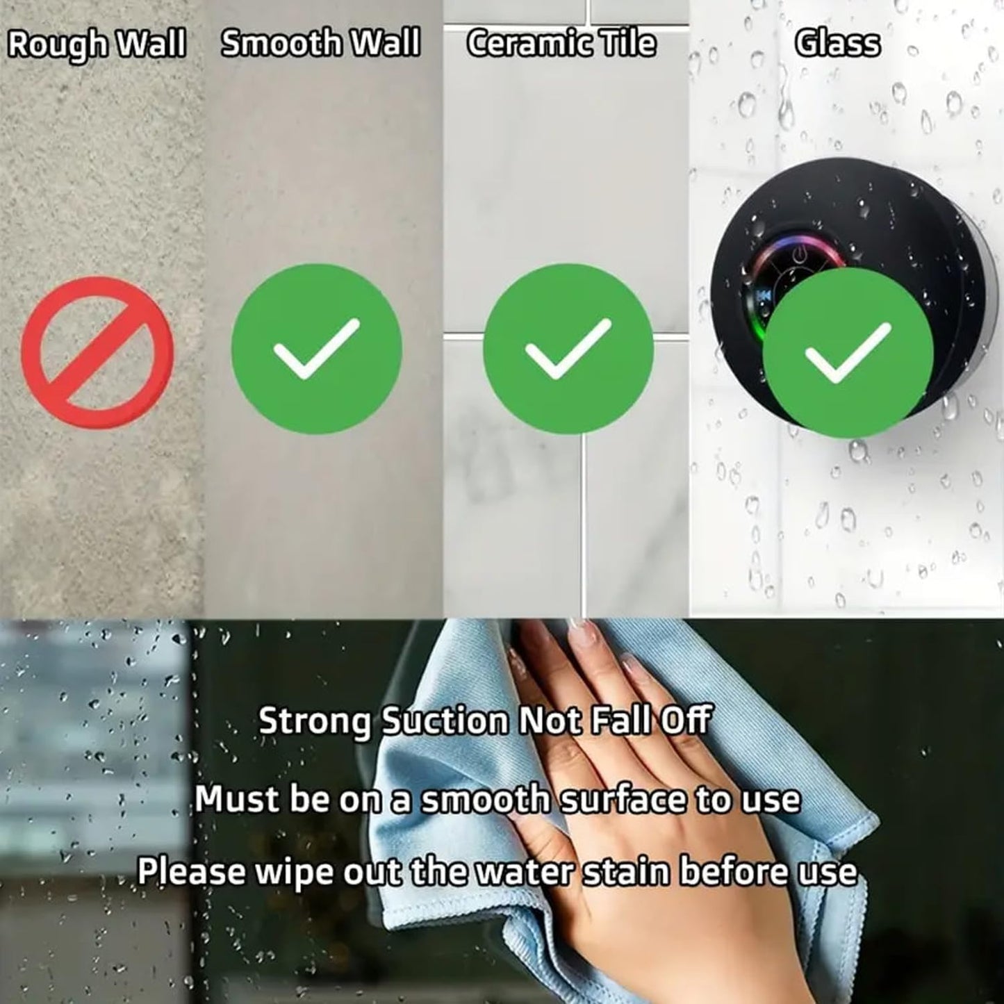 Portable Bluetooth Shower Speaker