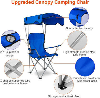 Camping Chair with Canopy