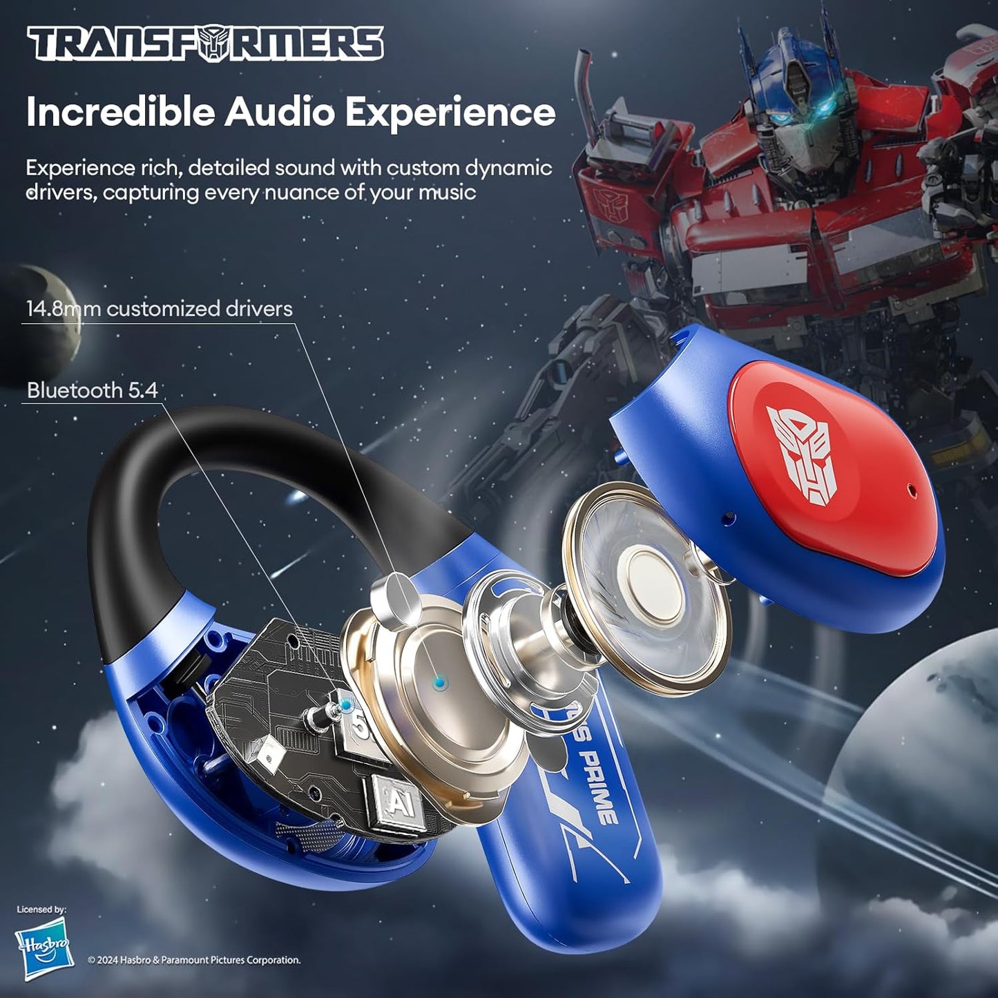 Megatron Transformers Wireless Bluetooth Earbuds