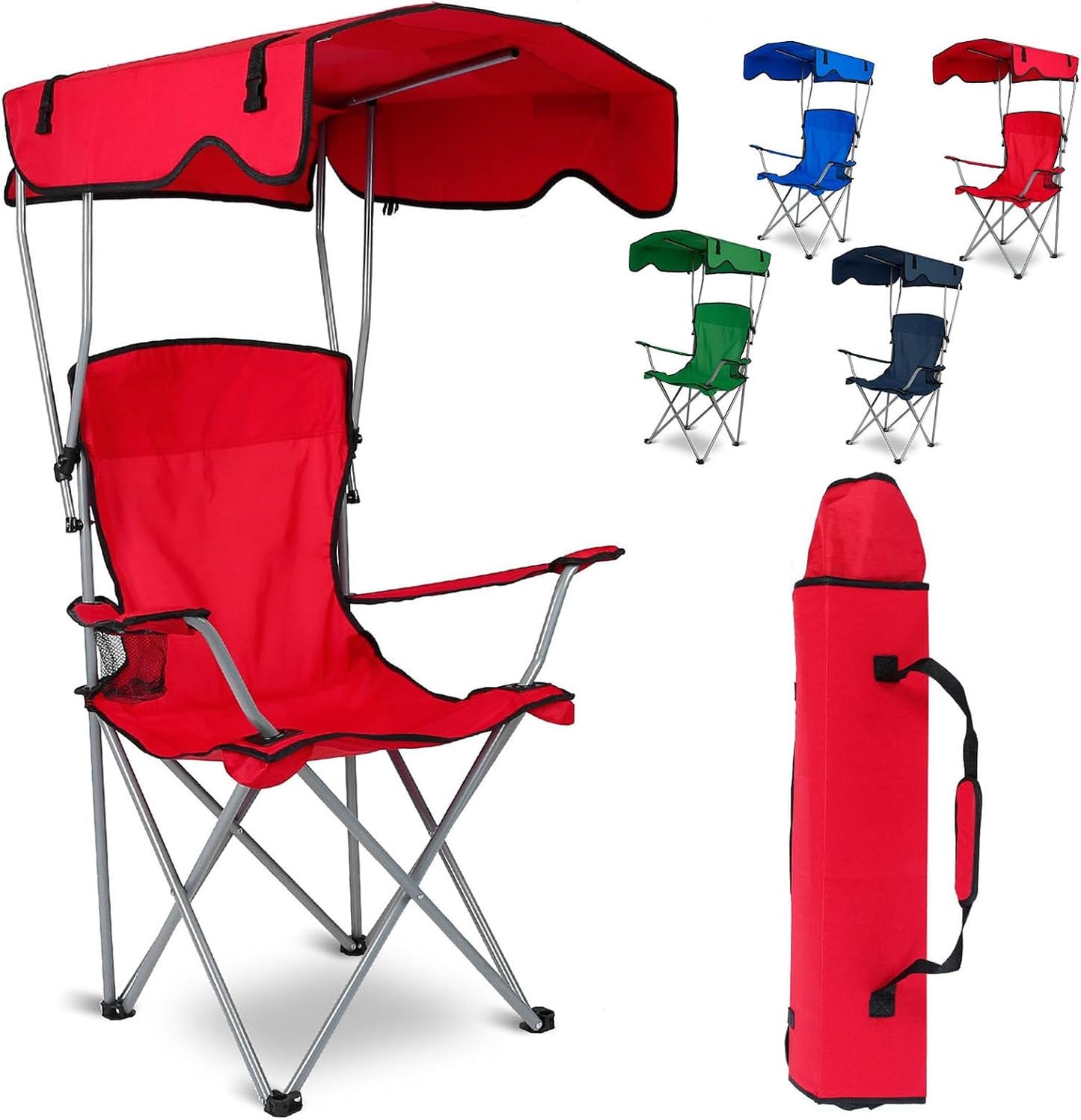 Foldable Camping Chair with Canopy