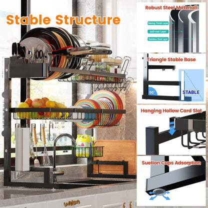 Over The Sink Dish Drying Rack