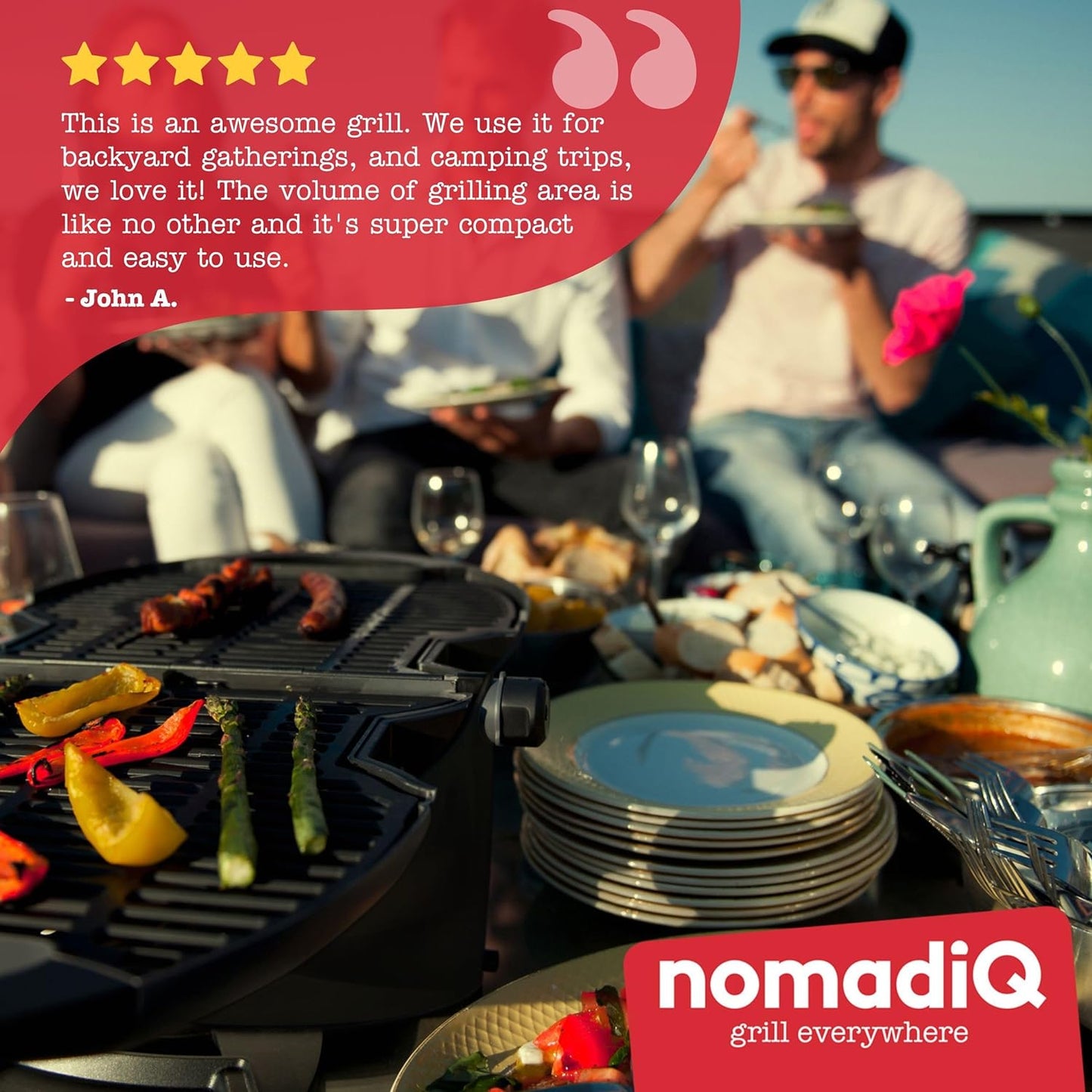 nomadiQ Portable Propane Gas Grill