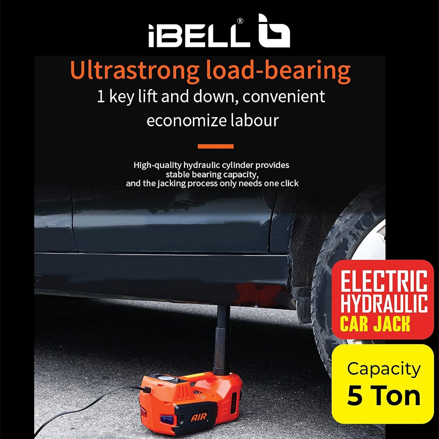 iBELL 4 in 1 Electric Hydraulic Car Jack