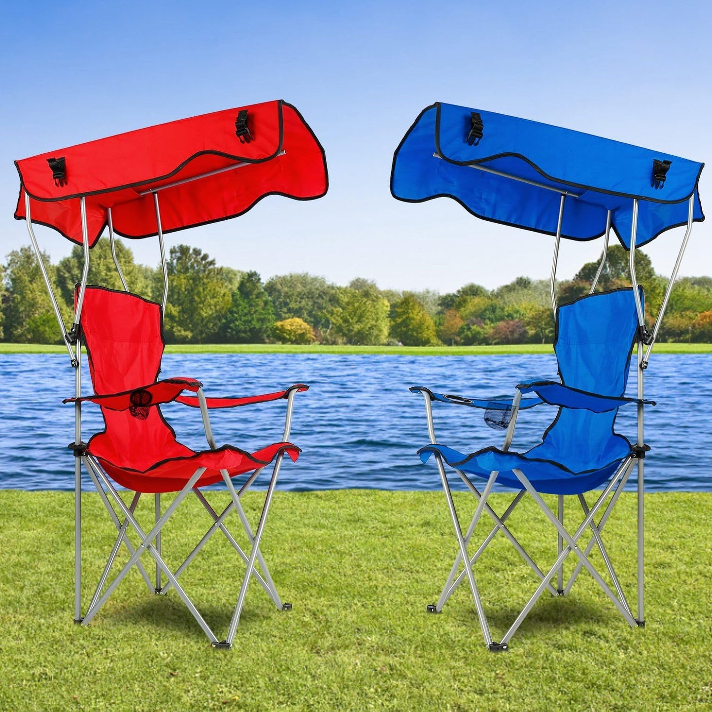 Camping Chair with Canopy