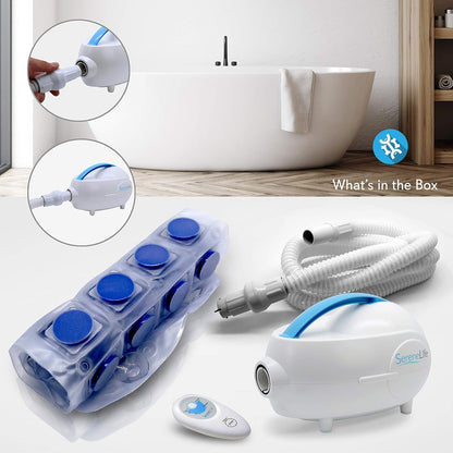 SereneLife Portable Spa Bubble Bath Massager