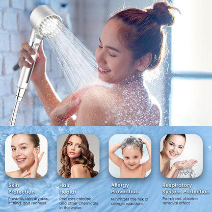 Filtered Shower Head with Handheld