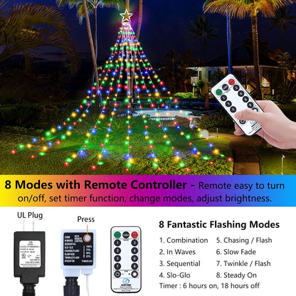 Outdoor String Lights with Remote