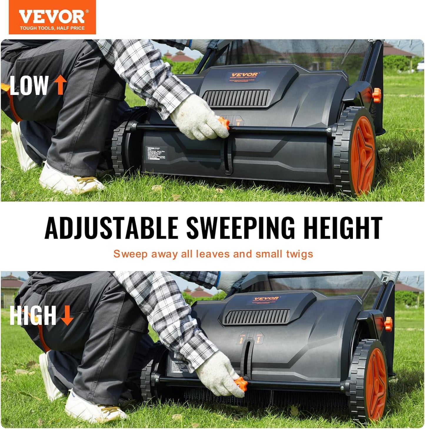 Push Lawn Sweeper