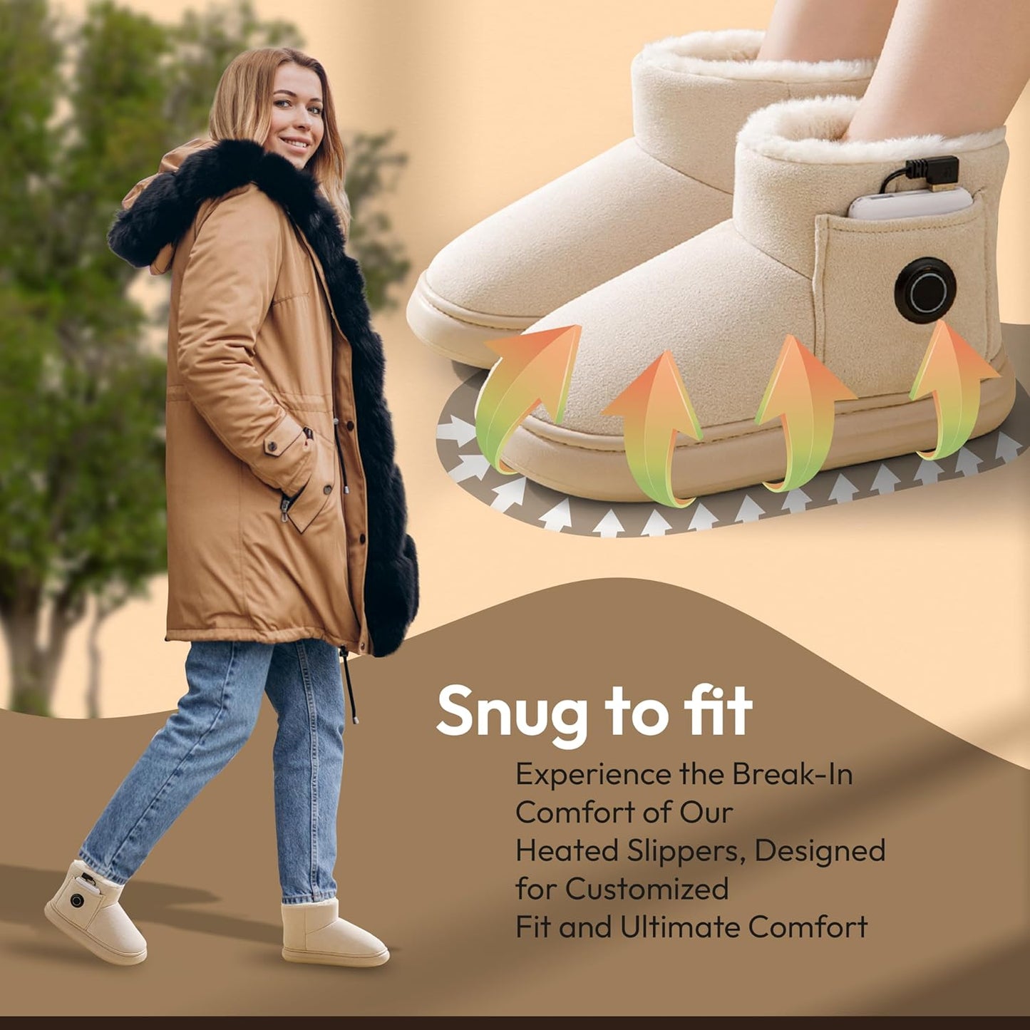 Heated Booties for Women and Men