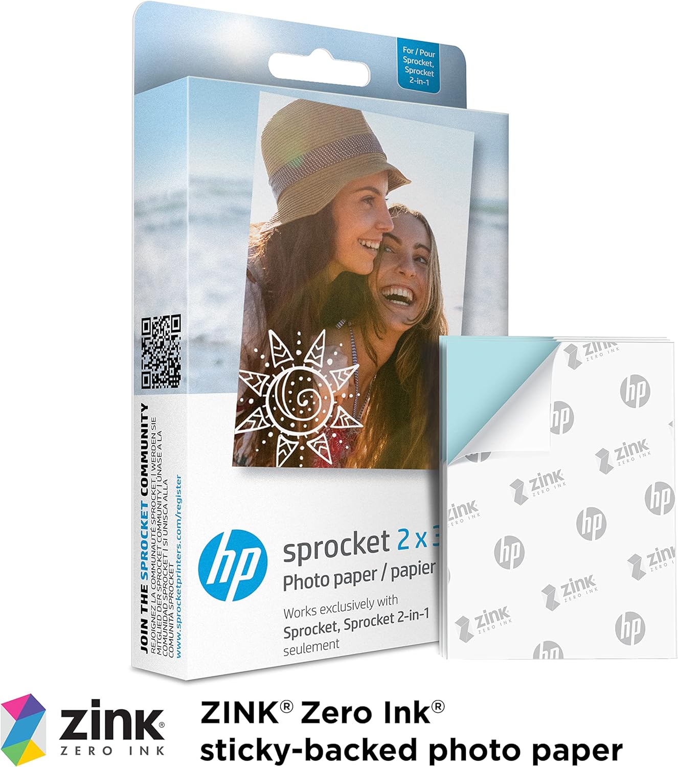 HP Sprocket Portable 2x3 Instant Photo Printer