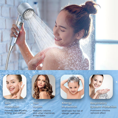 Filtered Shower Head with Handheld