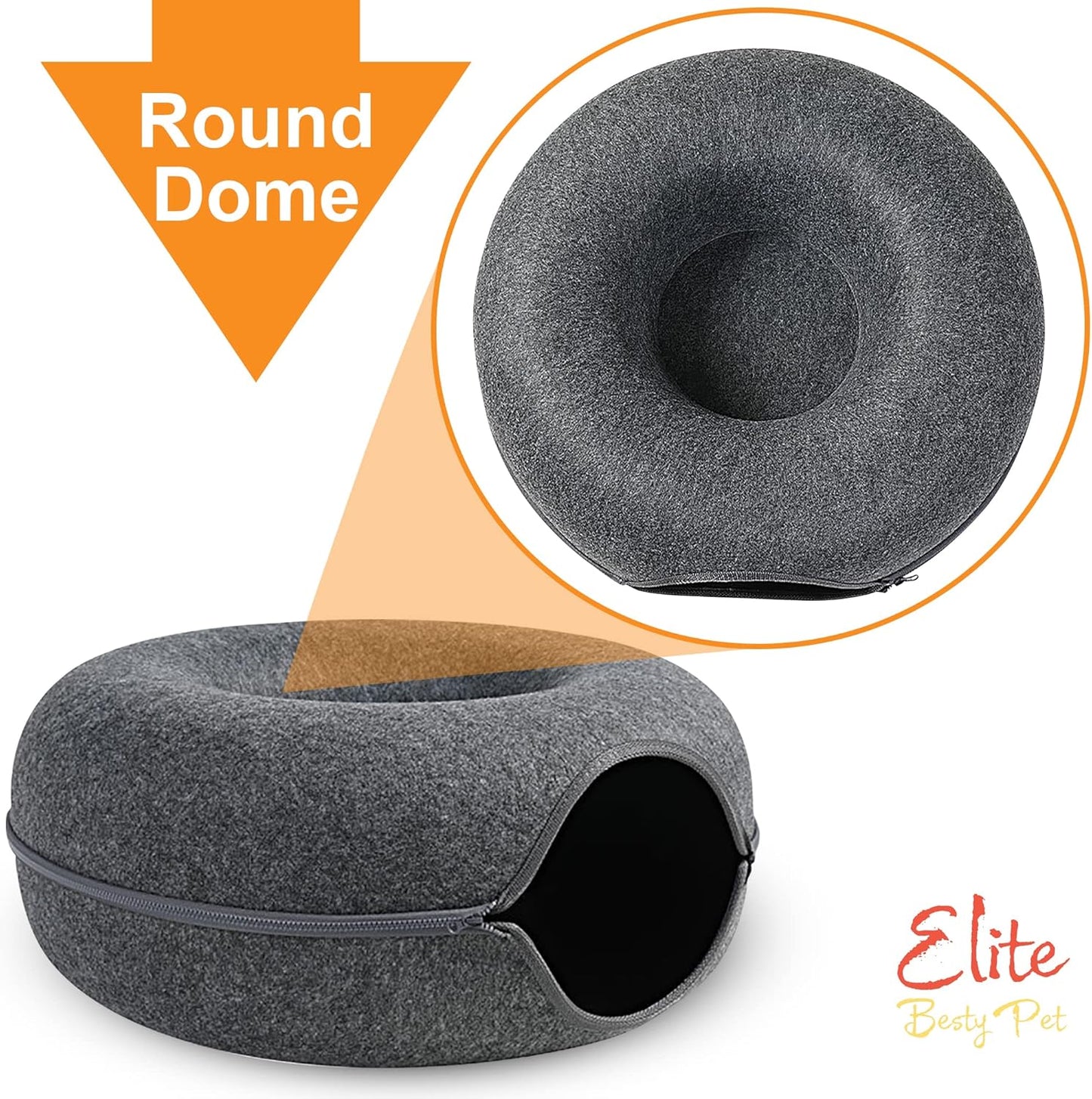 Cat Tunnel Donut Bed