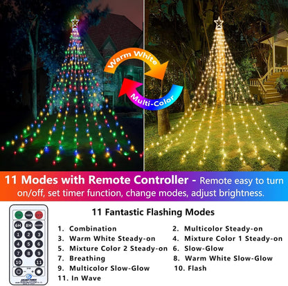 Outdoor String Lights with Remote