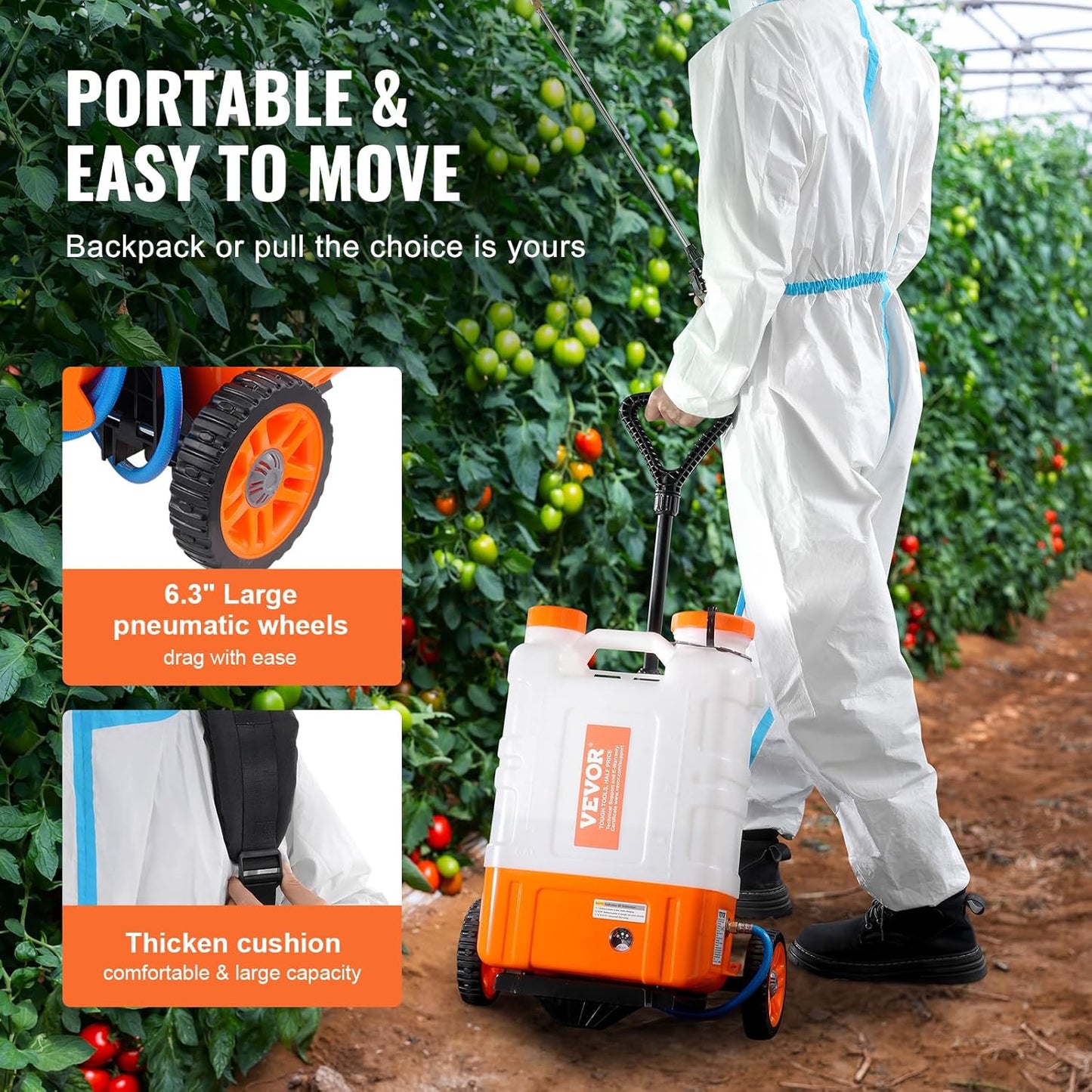 VEVOR Battery Powered Backpack Sprayer