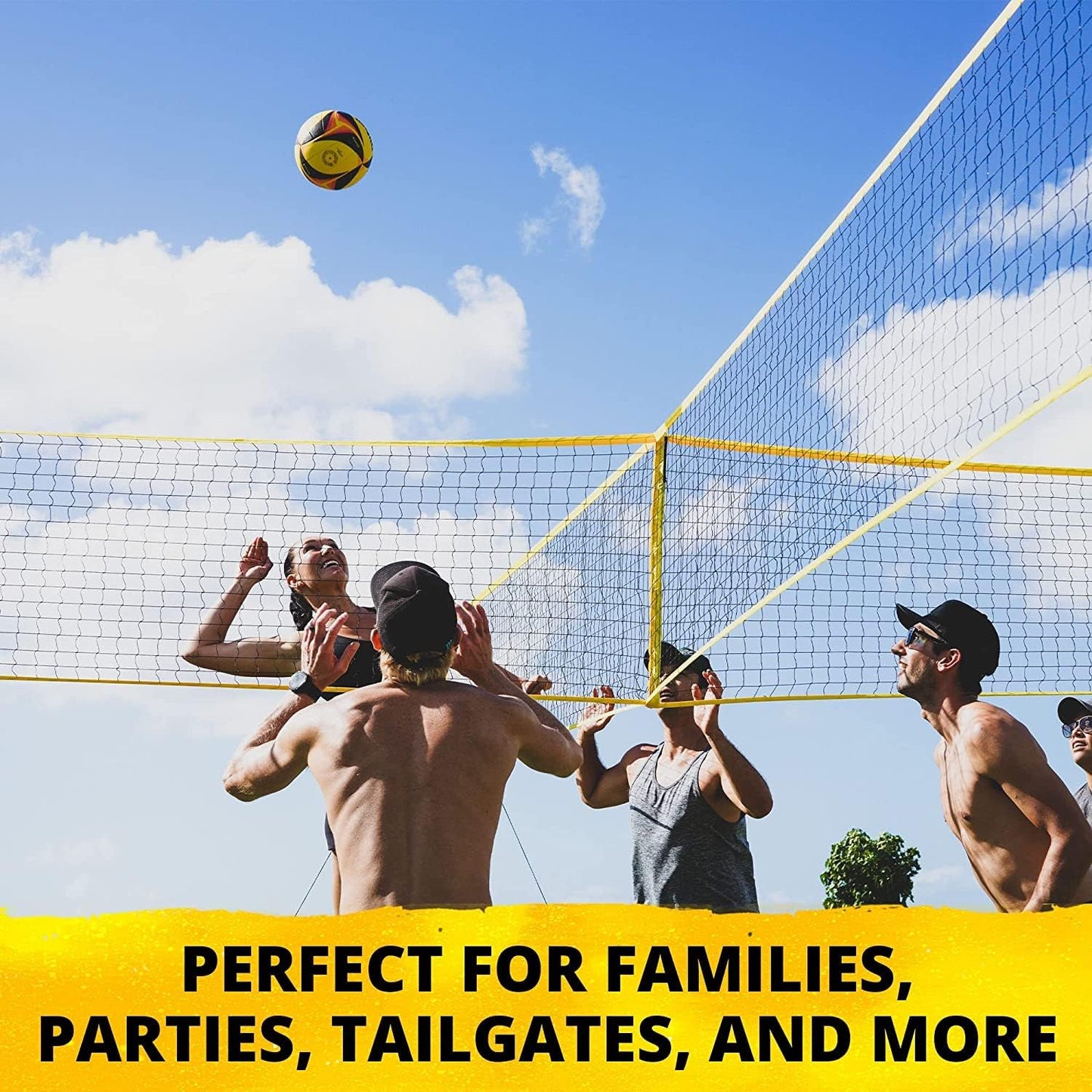 CROSSNET 4 Square Volleyball Net