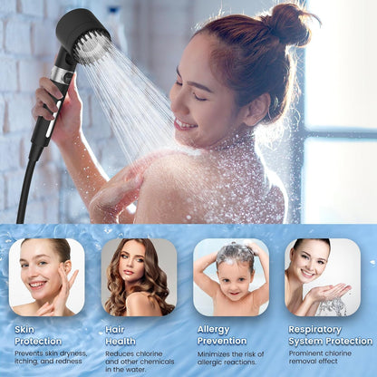 Filtered Shower Head with Handheld