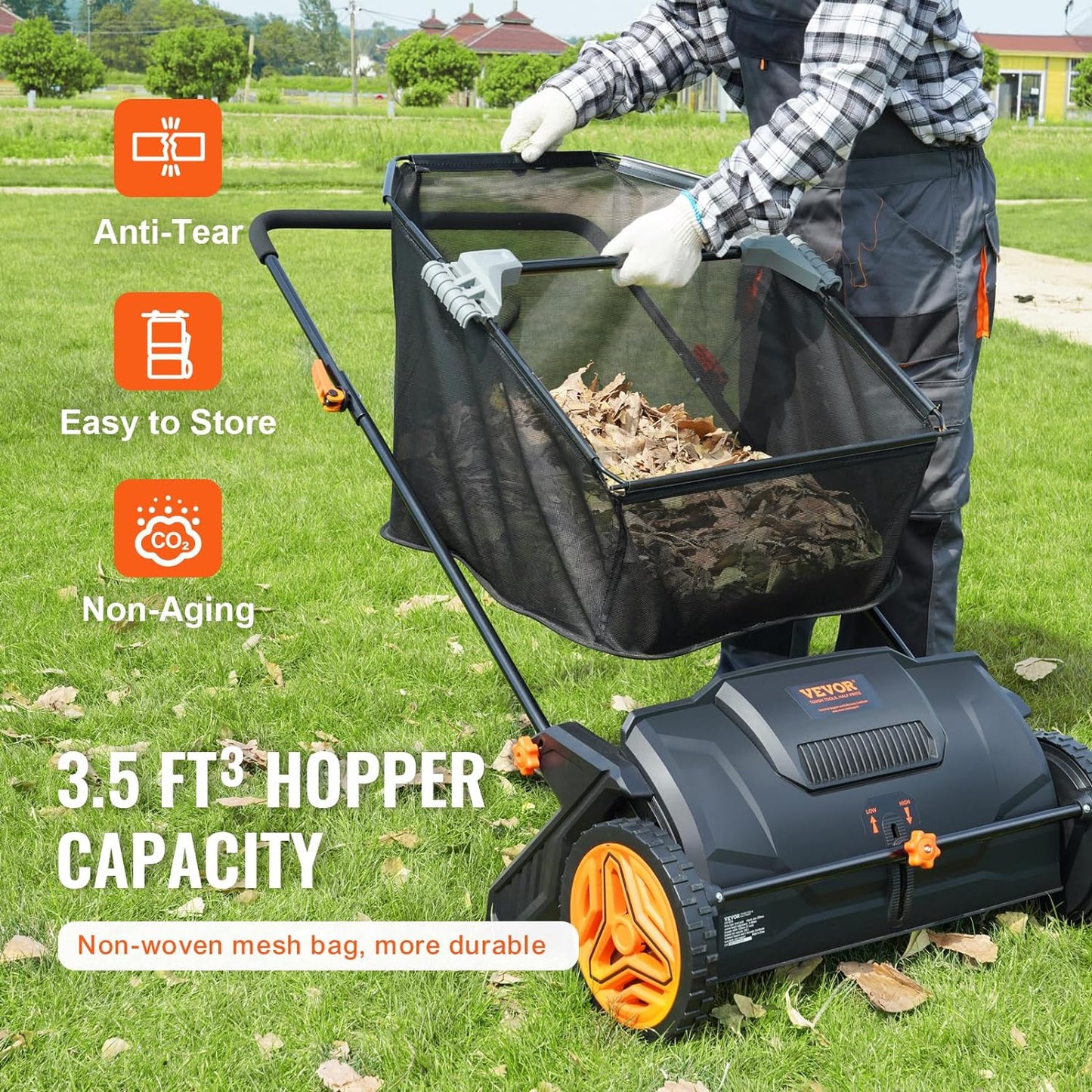 Push Lawn Sweeper