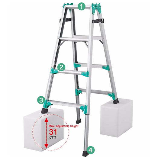 Multifunctional Foldable Ladder