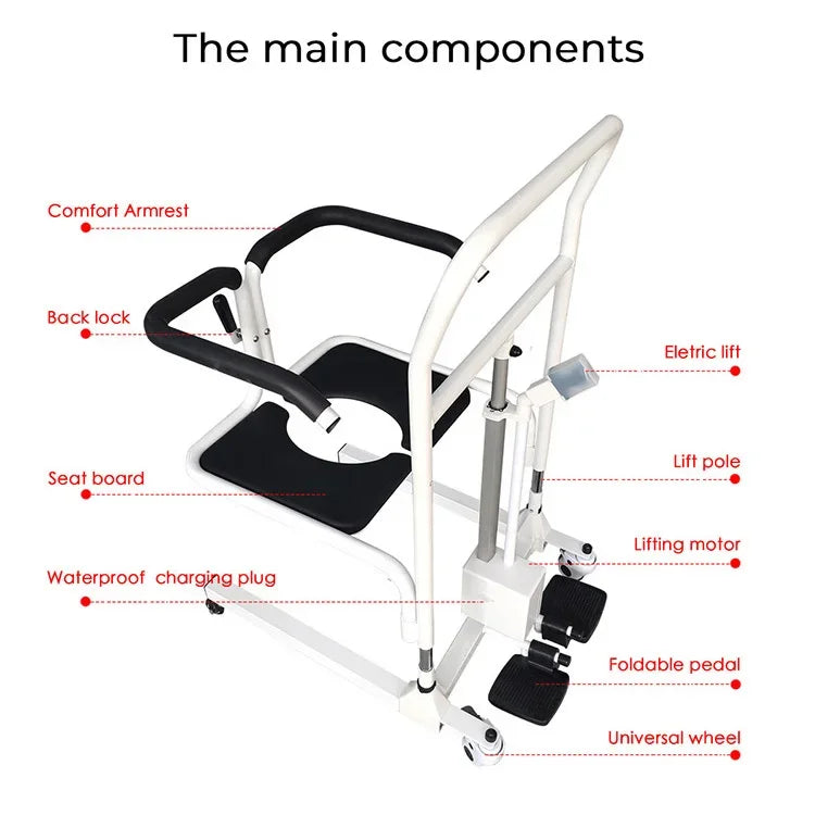 Medical Patient Transer Wheelchair