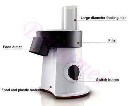 Salad Shredder Slicer Machine