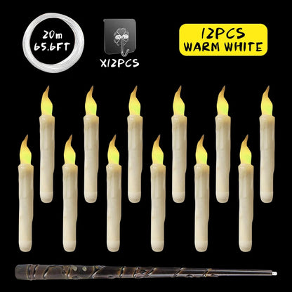 Flameless Candles with Magic Wand Remote