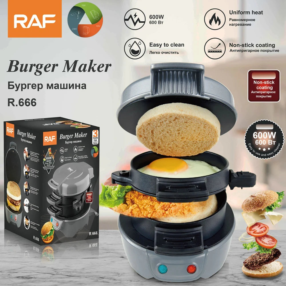 Mini Electric Burger Maker Machine