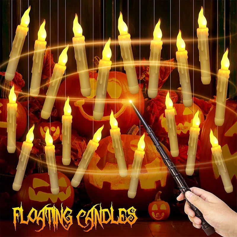 Flameless Candles with Magic Wand Remote