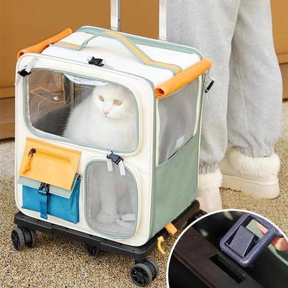 HOOPET Portable Pet Trolley Suitcase