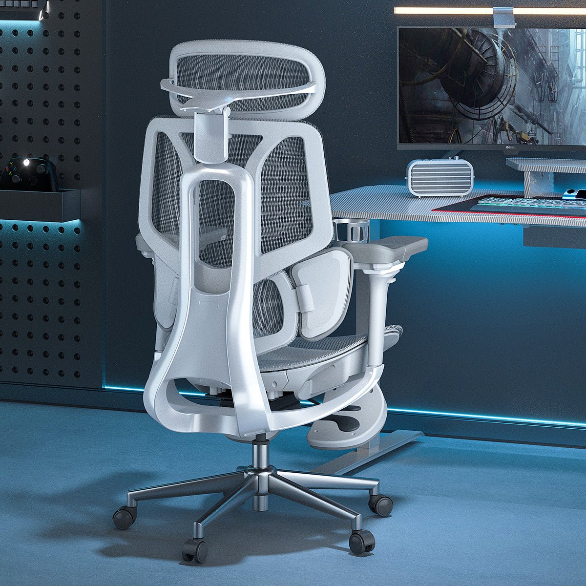 E3 Ergonomic Office Chair (With footrest)