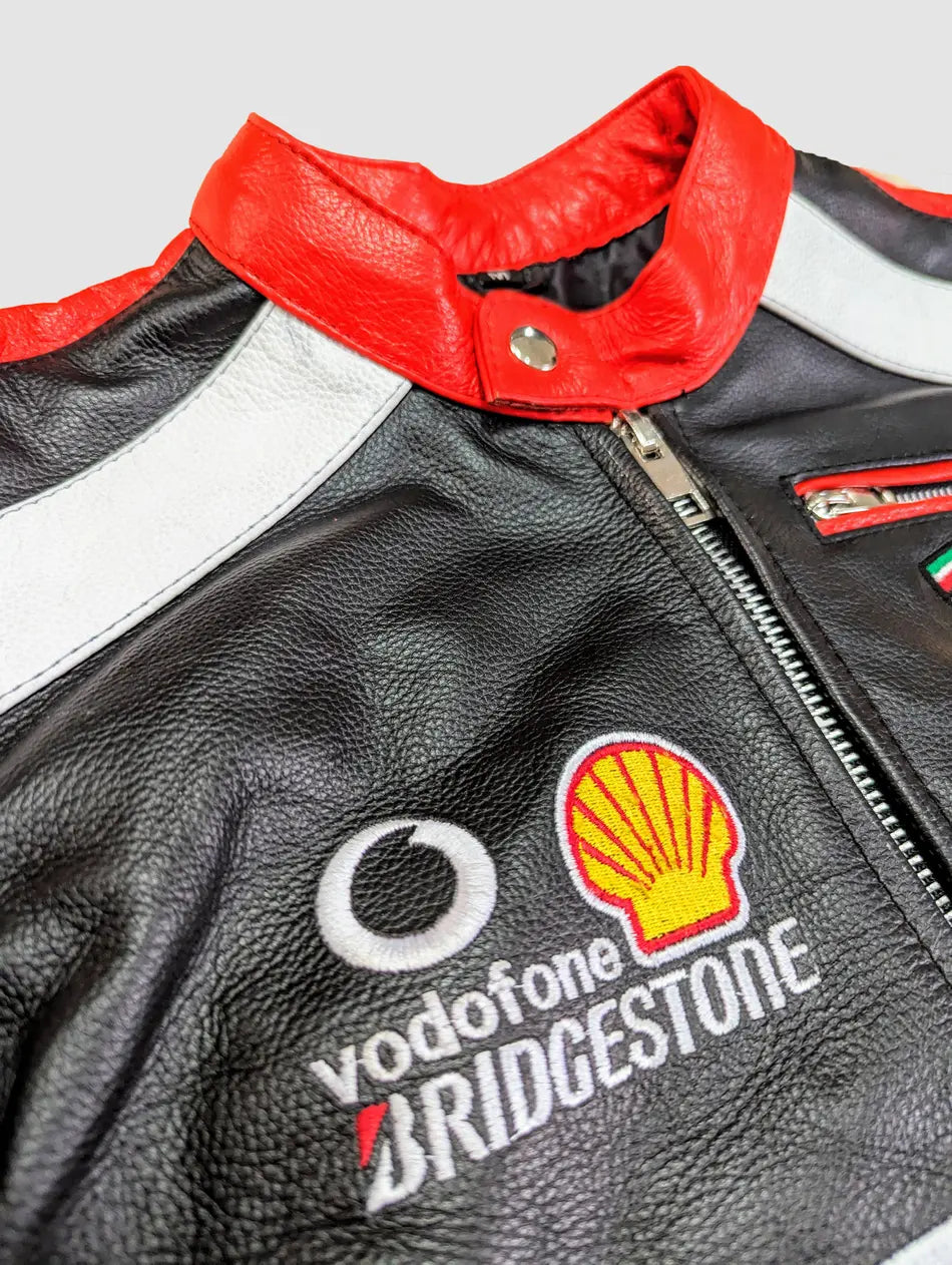 Ferrari Racing Leather Jacket