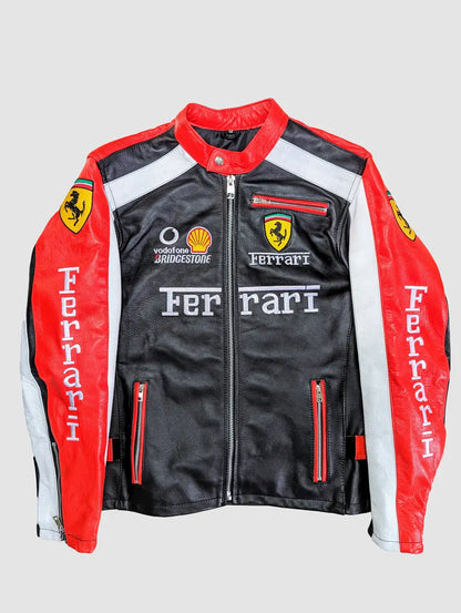 Ferrari Racing Leather Jacket