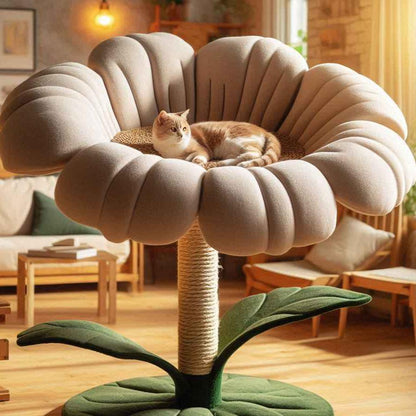 flower shaped cat trees