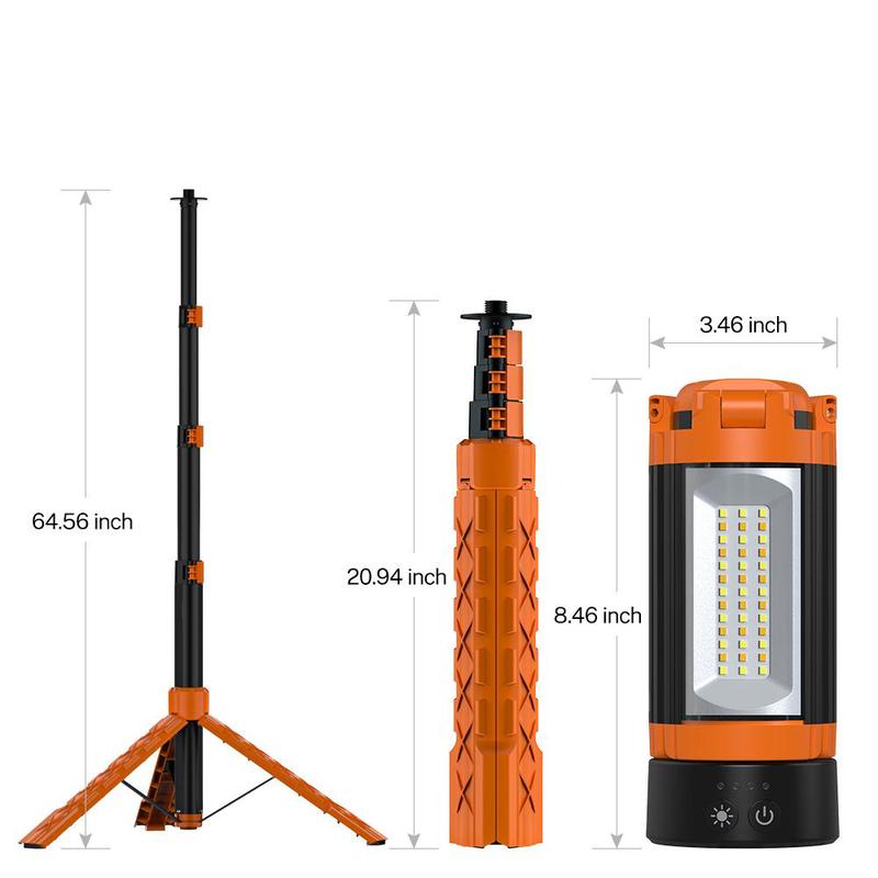 Rechargable Camping Light with Tripod