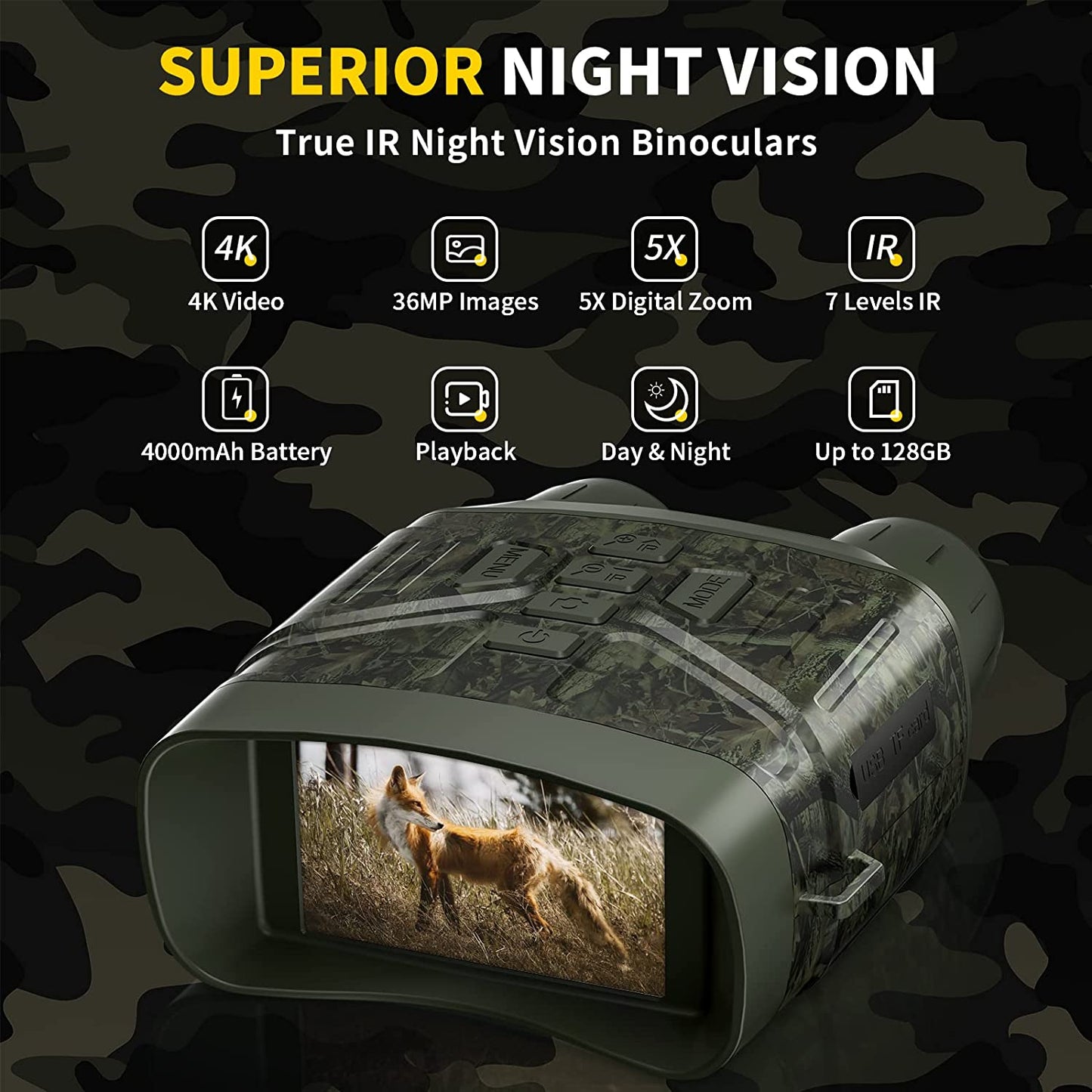 Night Hawk Vision Binoculars