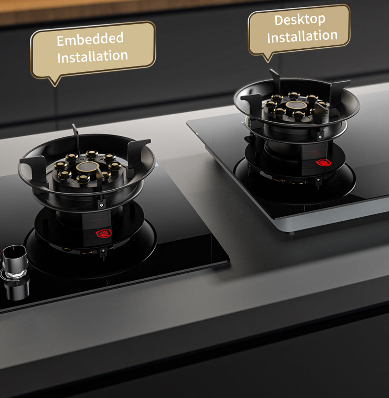 TouchSmart Double Burner Gas Cooktop