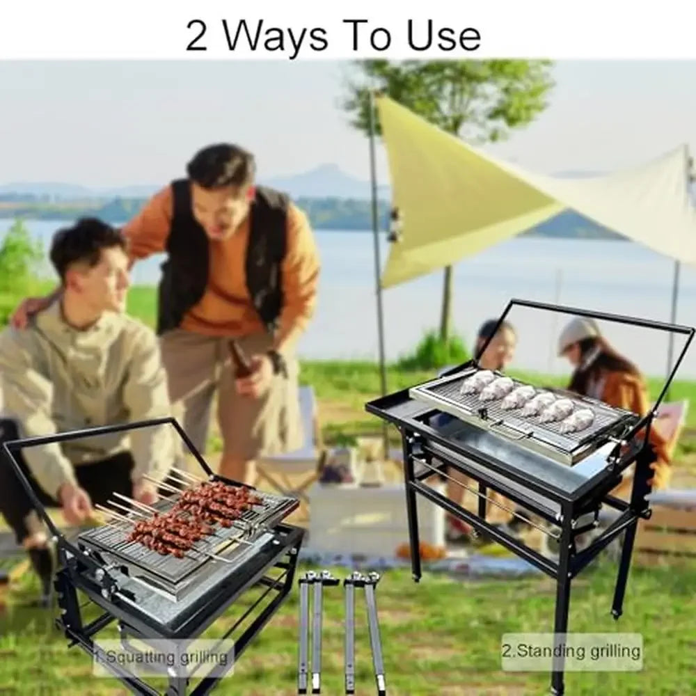 Portable Charcoal Grill Master Pro