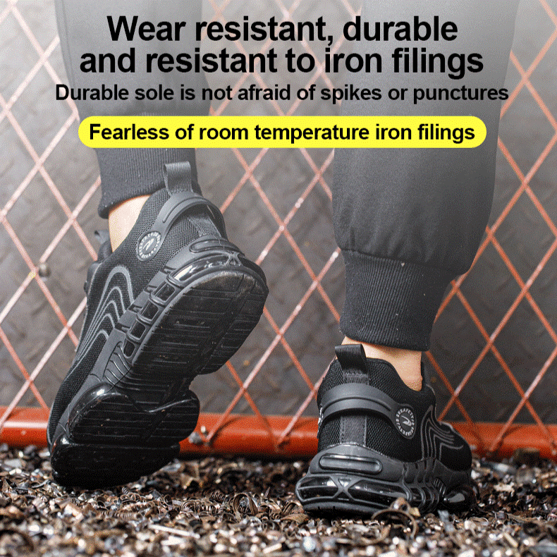 Rugged Steel Toe Safety Shoes