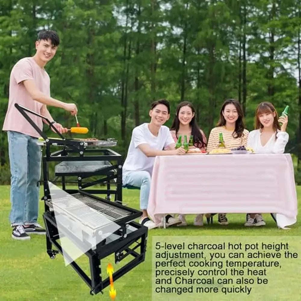 Portable Charcoal Grill Master Pro