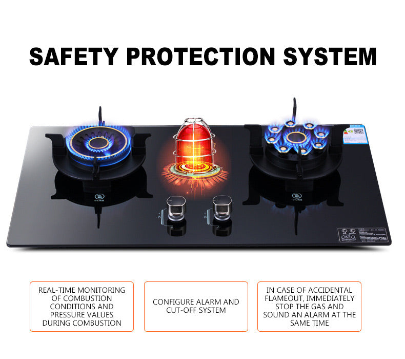 TouchSmart Double Burner Gas Cooktop