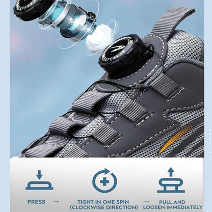 Rugged Steel Toe Safety Shoes