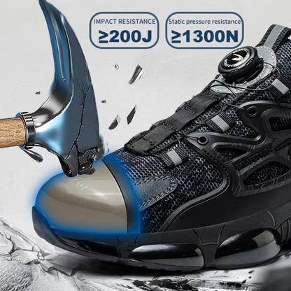 Rugged Steel Toe Safety Shoes